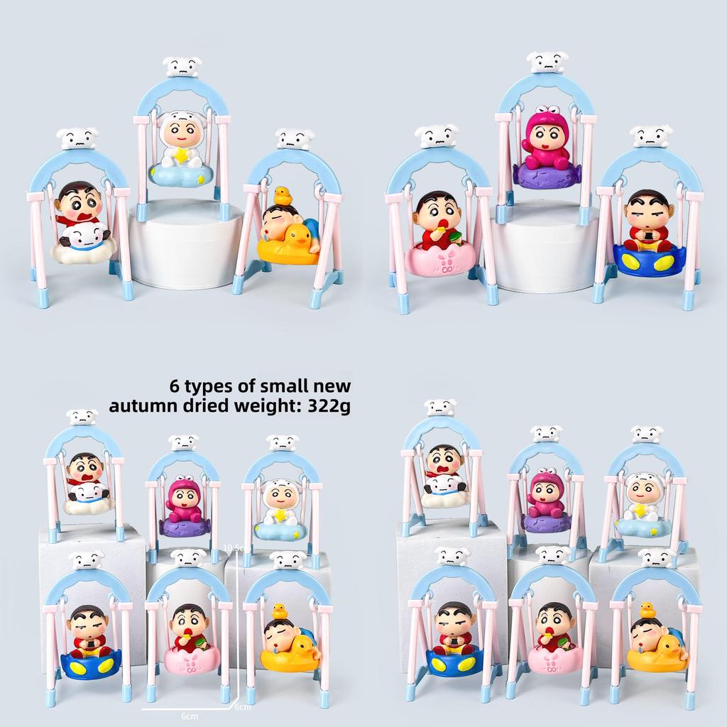 Crayon Shinchan Swing Series Pvc Collectible Toy For Fans And Kids