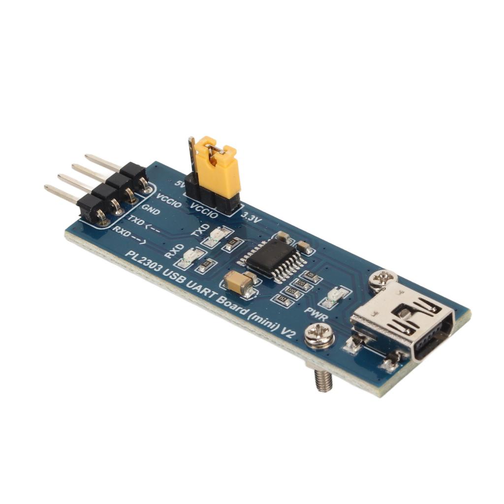 USB zu UART TTL Modul USB Mini AB Stecker 3 Leistungsmodi 3 LED USB UART Serielles Adaptermodul für Win XP 7 8 10 11