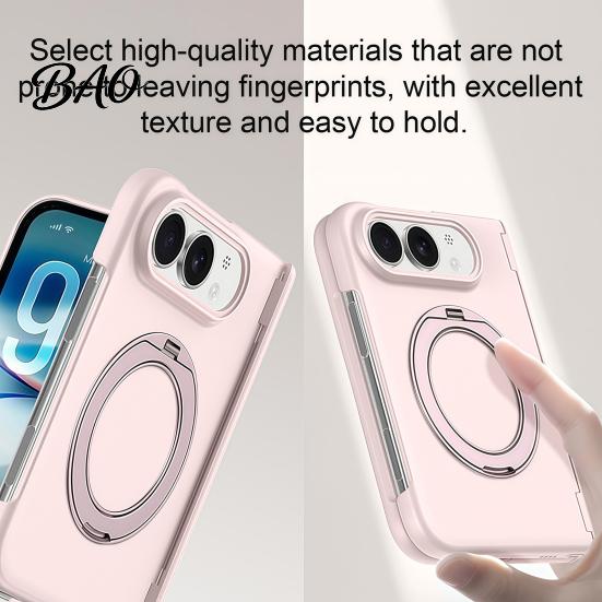 Wytrzymała, odporna na uderzenia obudowa Magnetyczne etui na telefon dla iPhone Duo z pierścieniem 360 stopni, Obrotowy, Niecienki, Dwowarstwowy uchwyt antypoślizgowy, Bezprzewodowe