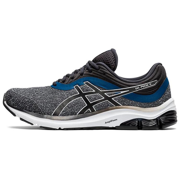 

Asics Gel Pulse 11 Comfortable Textile, Synthetic Leather Low top Casual Running Shoes Men s Ink Gray White 1011A734-021 43.5