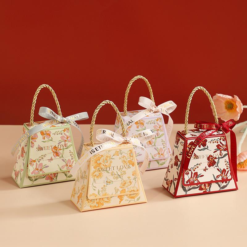 2025 Hochwertige europäische Hochzeits-Süßigkeiten-Geschenkbox – elegante leere Süßigkeitenbox für Hochzeiten und Verlobungen