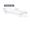 Compact Design Acrylic Bathroom Tray Decorative Tray Hand-Sanded Corners Multi-Functional Use For Kitchen Organization