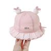 Baby Girl Lace Sun Hat - Cute Spring/Summer Bucket Hat with Sun Protection for Toddlers