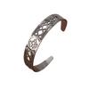 Vintage Fashion Hollow Open Witch Knot Bracelet For Women Stylish Adjustable Cuff Bangle Jewelry Gift