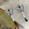Classic Vintage Chinese Style Butterfly Dangle Stud Earrings Hair Stick Exquisite Hair Accessories For Women Romantic Jewelry