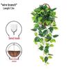 Pothos Wall Hanging Decoration: Trailing Artificial Vines & Spider Plant Basket for Indoor Use