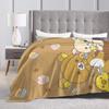 Rilakkuma und Freunde Warme Decke Mädchen Jungen Plüsch Überwurfdecke Neuheit Sofa Bett Flanell Bettwäsche Sofa Bettbezug