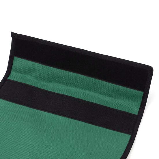 Borsa Portautensili da Giardinaggio Pieghevole Portatile con Molteplici Tasche in Rete Organizzatore