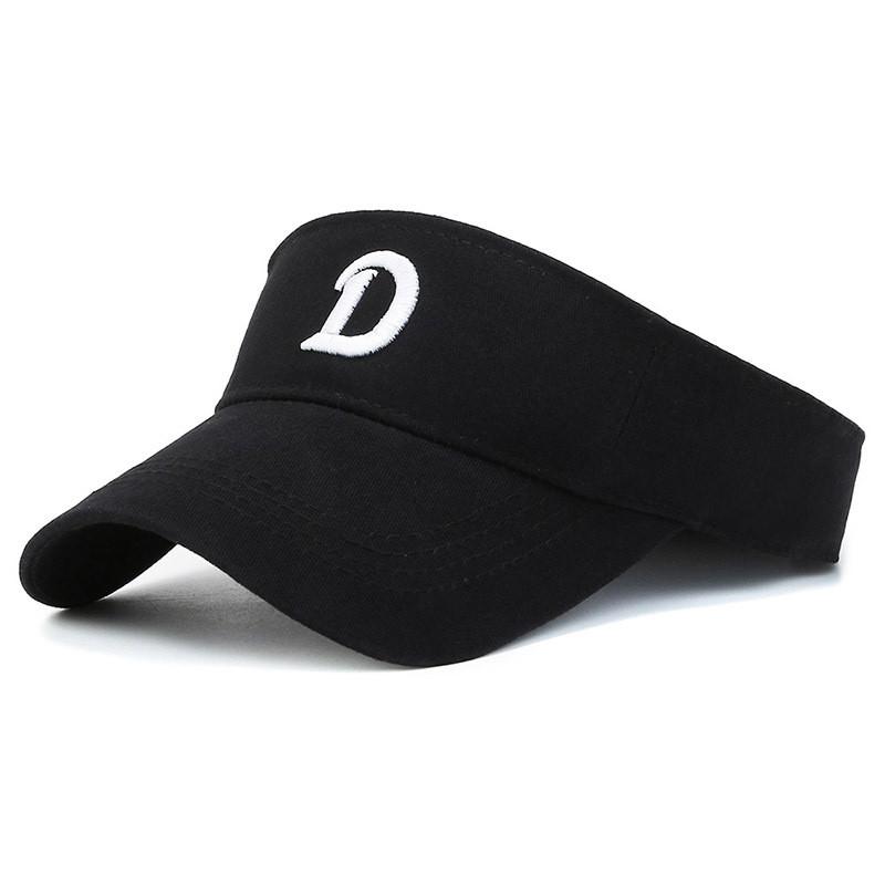 Embroidered D Letter Spring Couple Sun Hat Mountaineering Breathable Top Empty