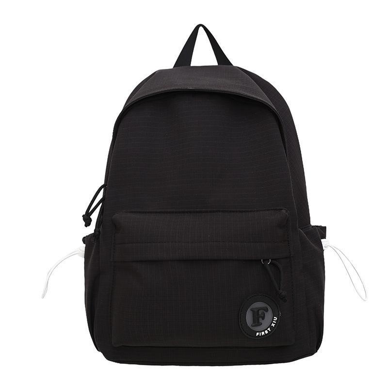 Art small fresh personality grid large capacity student schoolbag new junior high school high school travel student schoolbag female