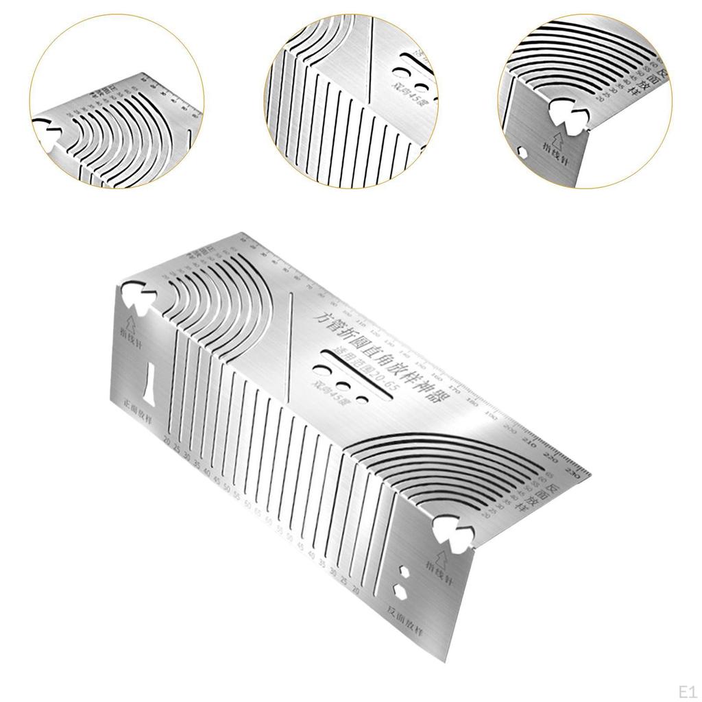 Accessories for Angle And Curve Marking Tools Easy to Use Efficient Multi -functional Scribbler