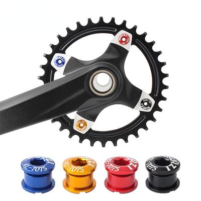 5 sztuk śrub zębatki rowerowej Monopłytka Podwójna Płytka Śruba zębatki CNC do MTB Szosowego Stałego Biegu Części Korbowodu Rowerowego
