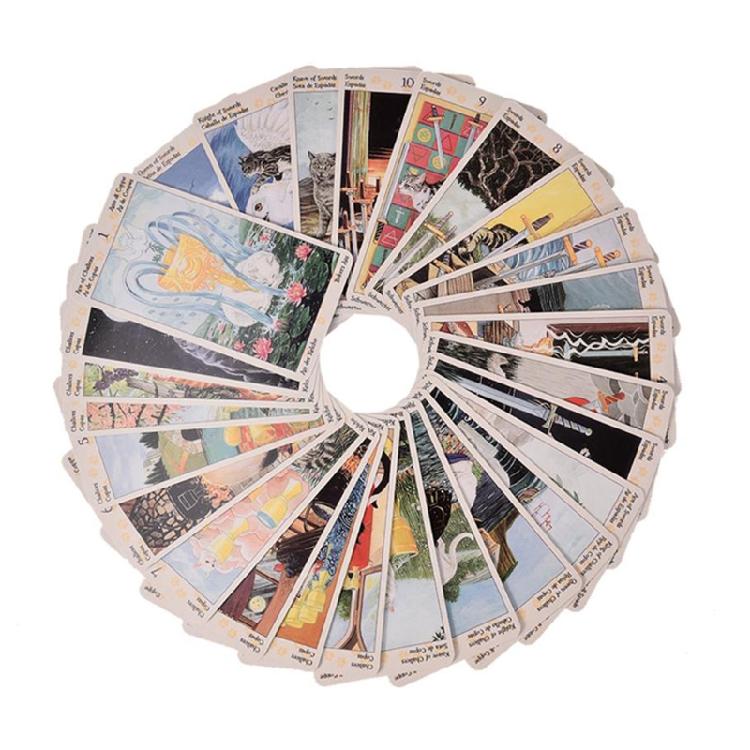 Tarot Card Full English Mysterious Edition For Astrology Family Party Game Cards