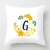 Nordic Fall Home Decor Autumn Throw Pillow Case Sofa Cushion Cover Modern  Letter