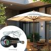 Parasol Hand Crank Replacement Sturdy Patio Umbrella Crank Handle Sunshade Attachment for Lawn Courtyard Picnic Party Pool