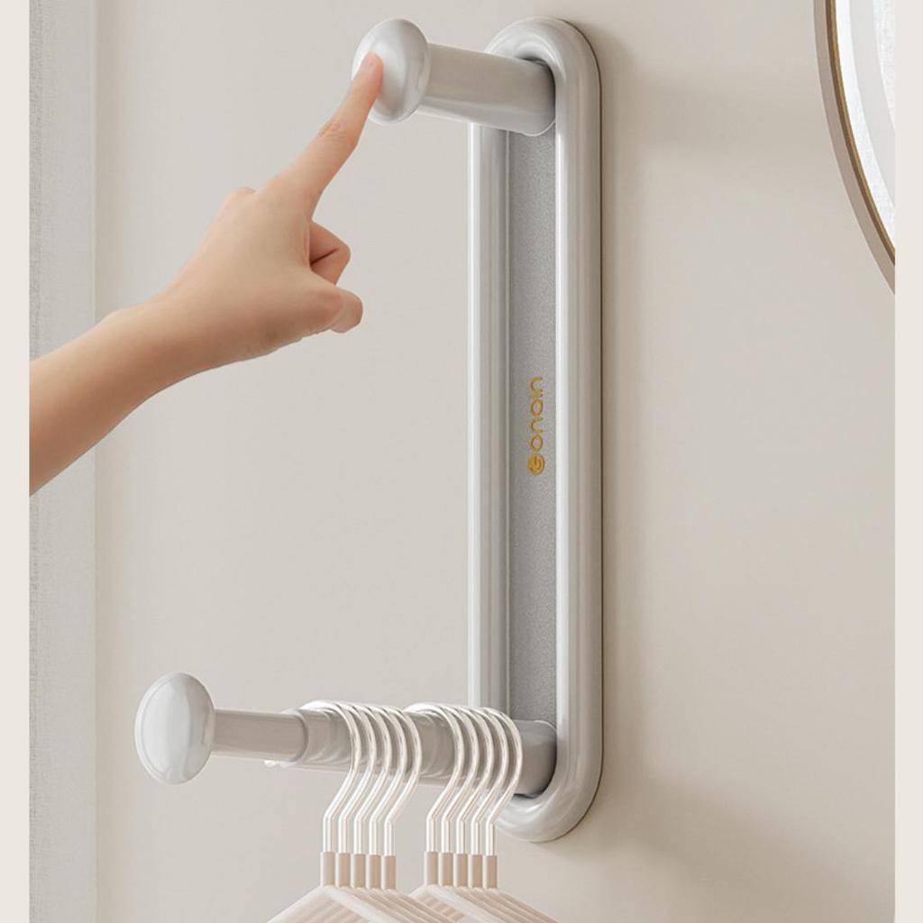 Hanger Storage Non-perforated Household Wall-mounted Retractable Storage Rack Wall Hanger Storage Rack