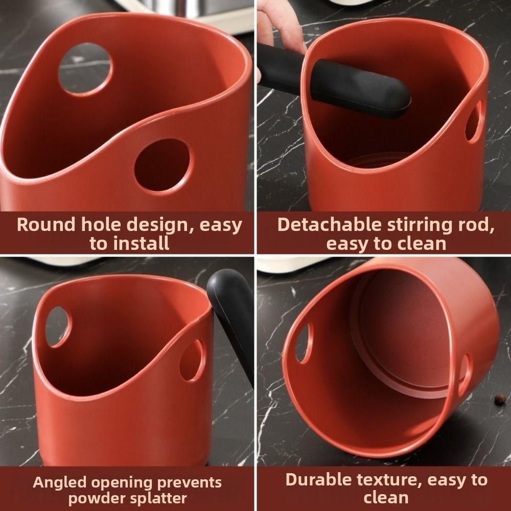 500ml Coffee Grounds Storage Bucket Creative Knocking Slag Container  Espresso Machine Accessories