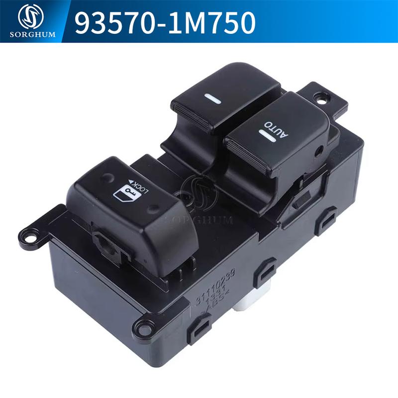 SORGHUM 93570-1M750 Car Master Power Window Lifter Control Switch Button for Kia Cerato 2011 2012 2013 2014 2015 2016 935701M750