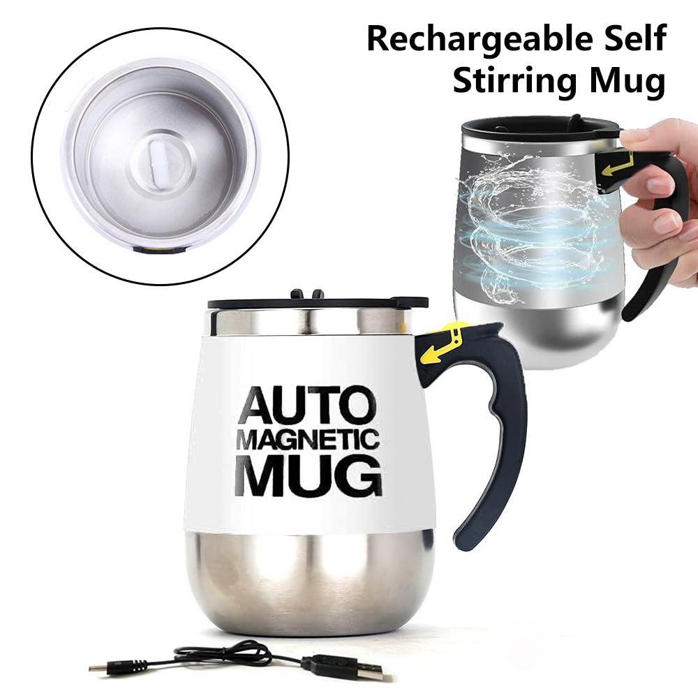 Neuer Automatischer Selbstumrührender Magnetbecher Kreativer Fauler Intelligenter Mixer Thermobecher Edelstahl Kaffee Milch Mischbecher Mixer