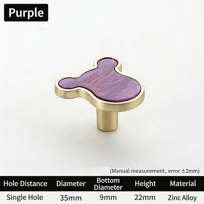 New Modern Cupboard Drawer Knobs Wardrobe Furniture Single Hole Door Handle Simple Personality Children Room Bedside Table Knobs