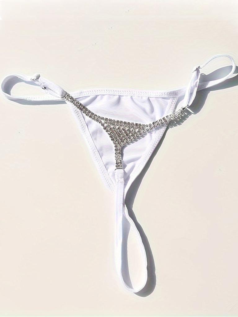 European And American Popular Body Chain Exaggerated Rhinestone Bikini Chest Chain Underwear Sexy Nightclub Wind Body Chain