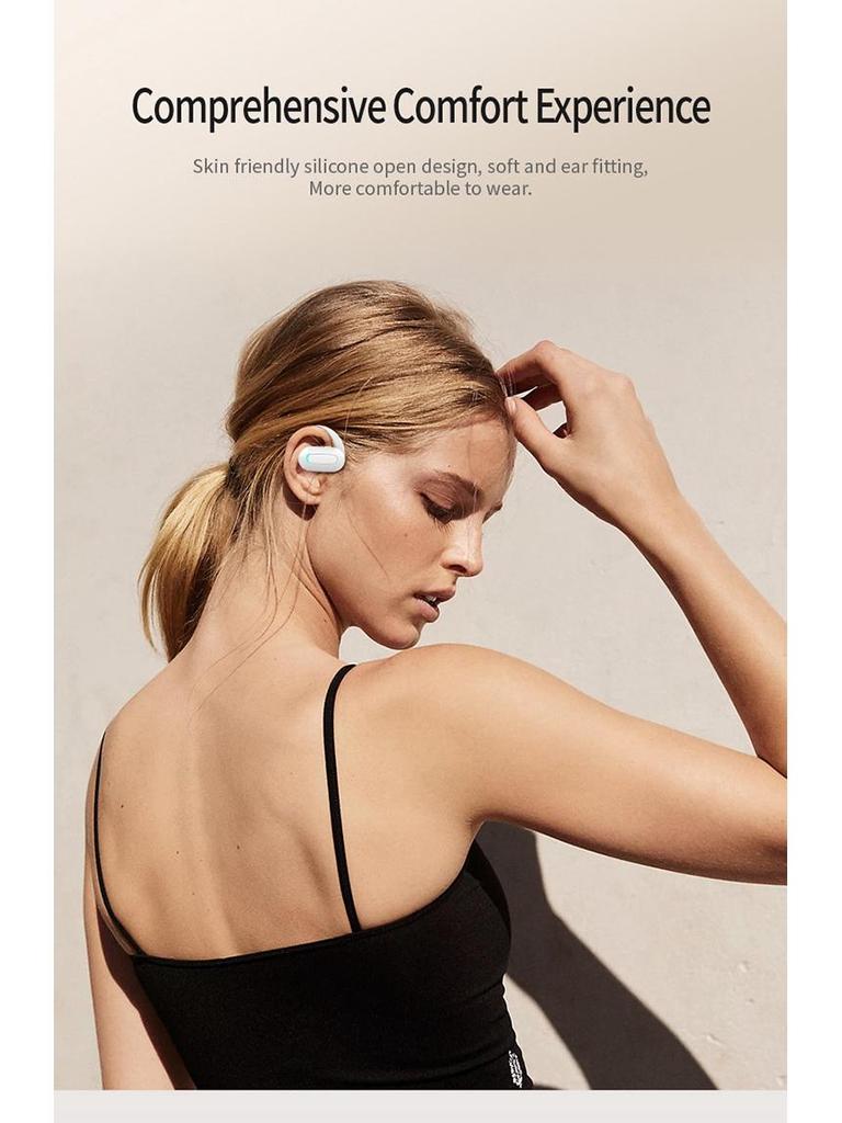MF9 Single Ear Hook Bluetooth Earphone - Adjustable Sport & Business Design, Not In-ear.