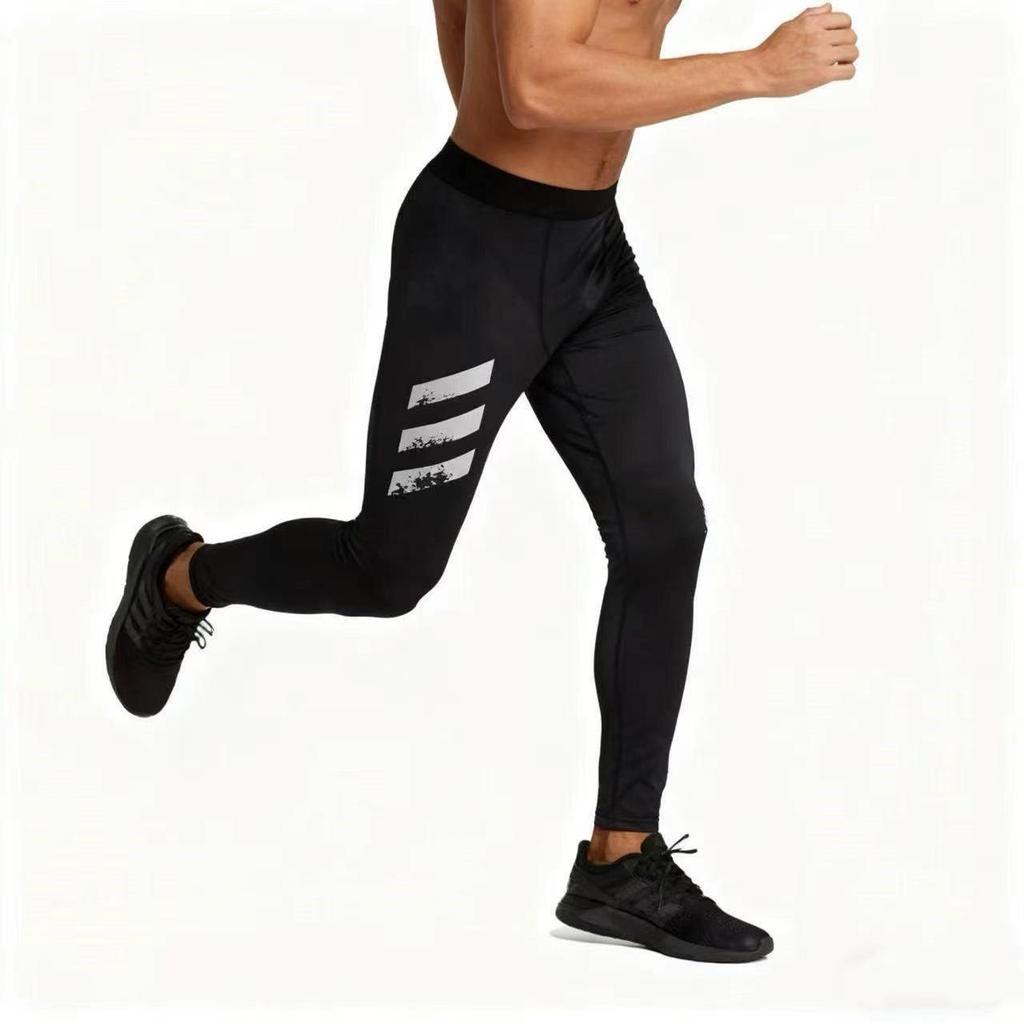 Herren Schwarz Cropped Trainingshose mit schnelltrocknendem Fleece-Futter