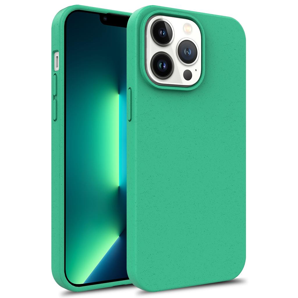 Shockproof Matte Wheat Straw Silicone Phone Case For For Iphone 17 16 1 14 Plus 12 11 13 Pro Max Mini XS X XR Eco-friendly Cover