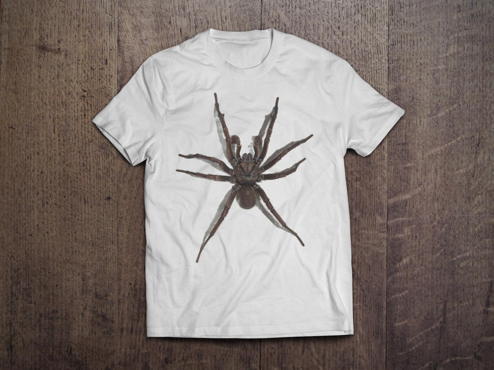 Tarantula Spirit Animal Spider / Heavyweight cotton unisex T shirt with print tee top 3XL