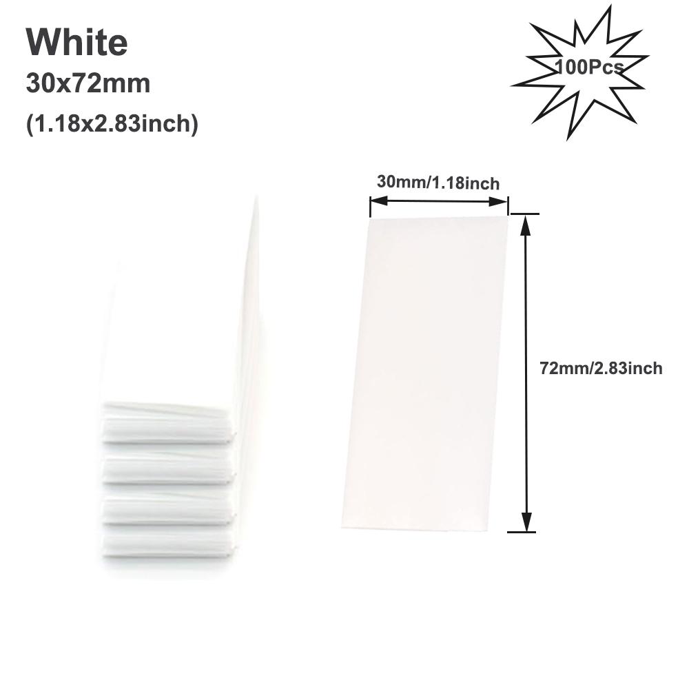 25-100PCS 18650 Battery Wrap PVC Heat Shrink Tubing Pre-cut Precut ZP