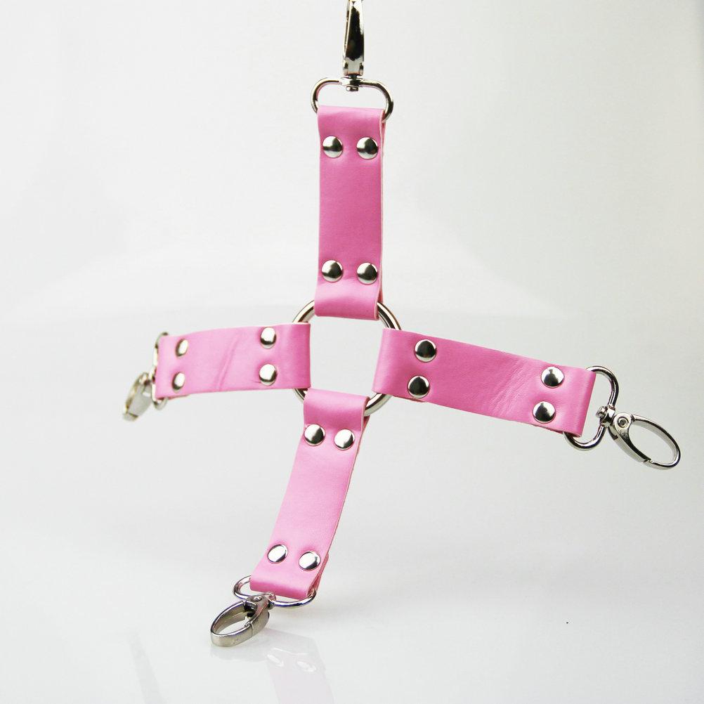 Sex Toys leather cross buckle tied shackles sex products,Handcuffs,leg irons, sex toys for couples handcuffs Hogtie,