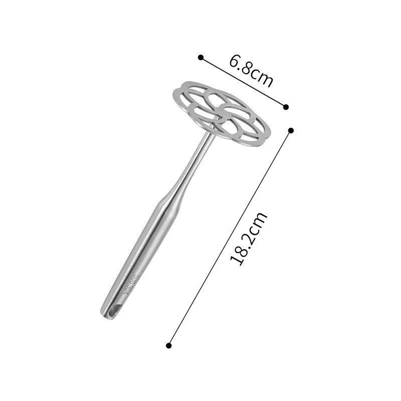 ZISIZ 304 Stainless Steel Potato Masher