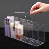 Transparent Wall-Mounted Mirror Cabinet for Bathroom Cosmetics and Lipstick Storage
