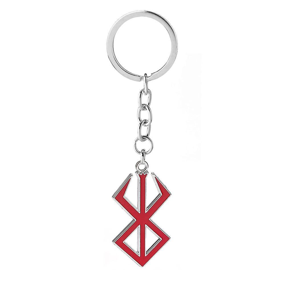 Collana in Lega con Ciondolo Portachiavi Simbolo dell'Uovo del Re di Berserk