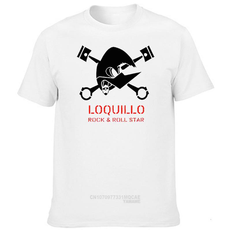 

Горячая Распродажа Мужская Смешная Футболка Camiseta Loquillo Y Los Trogloditas Черная Рождественские Подарки Футболка Мужская Летний Принт Топ Футболки S
