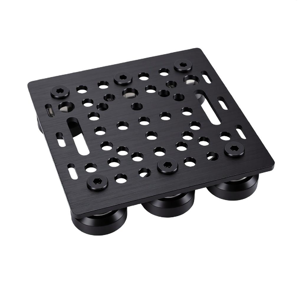 2Pcs Gantry Plate Kit V Wheel Plate Aluminum Extrusion Accessories for CNC 3D Printer