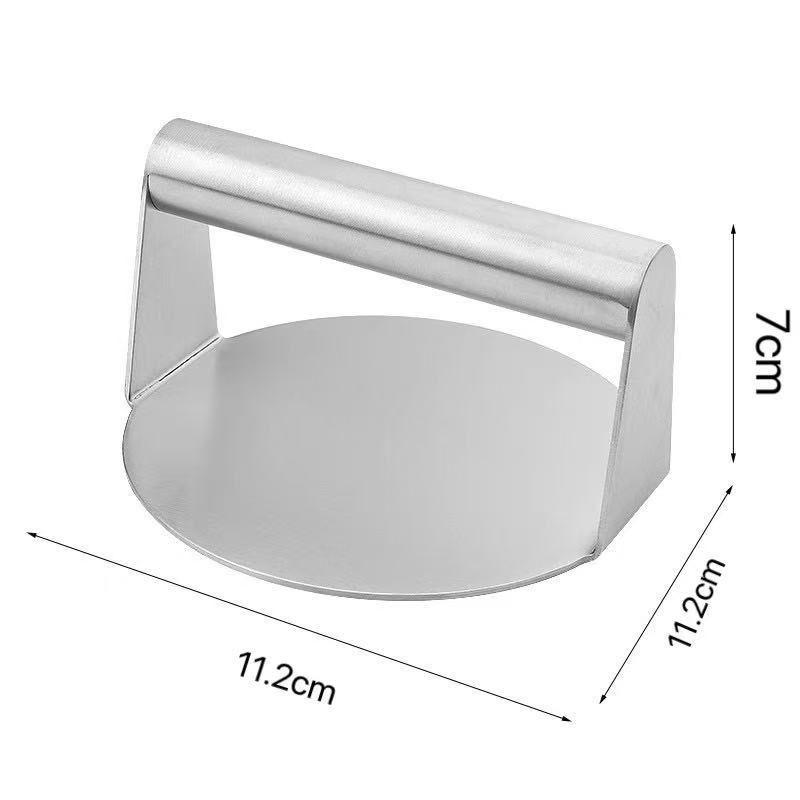 

Stainless Steel Hamburger Patty Pressing Tool, Kitchen Meat Cooking Tool, Meat Type Circular Press,kitchen Food Making Tableware