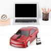 Sport Car Shaped Wireless Computer Mouse 2.4G High Accuracy Sensor Computer Mouse for Laptop Red