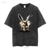 Donnie Darko T Shirt Long or Short Sleeves Vintage Washed Breathable Top For Everyday Wear Fashion Stylish Streetwear Slightly
