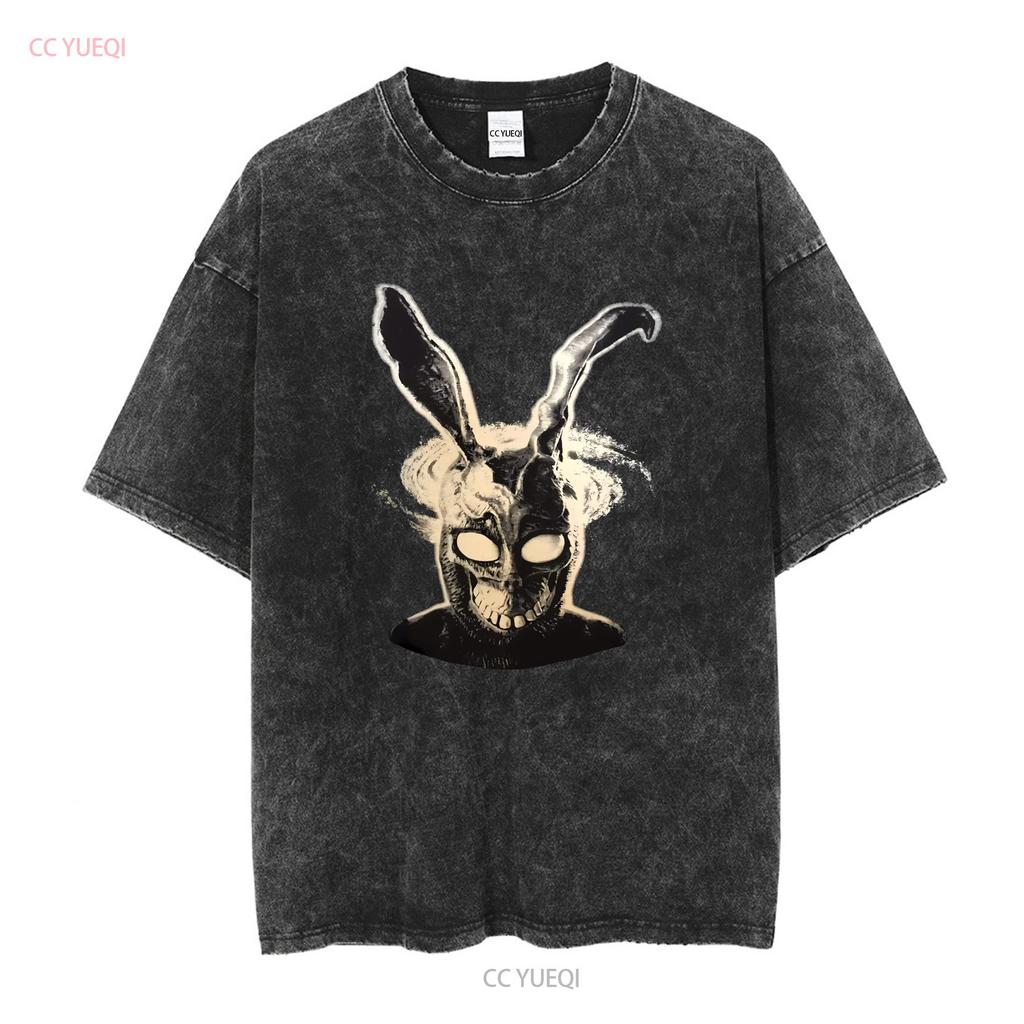 Donnie Darko T Shirt Long or Short Sleeves Vintage Washed Breathable Top For Everyday Wear Fashion Stylish Streetwear Slightly