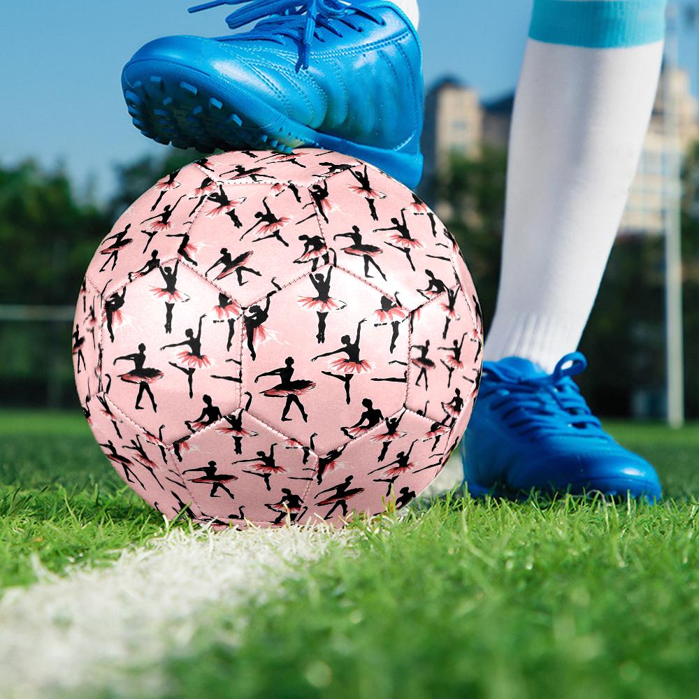 Pallone da Calcio a Tema Balletto Taglia 5, Adatto Sia per Partite Indoor che Outdoor, un Regalo Adatto a Tutti.