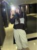 2026 Korean Style Spring T-shirt & Knit Camisole Two-Piece Women's Set