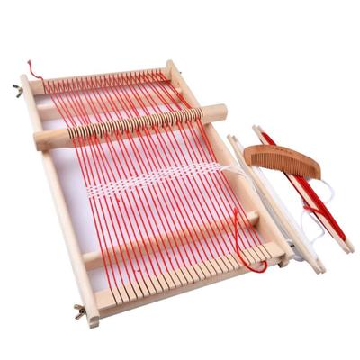 TOMMYFIELD Handloom DIY Knitting Weaving for Kids and Adults Hands-on Toy, Handloom, Machine, Machine, Wooden, (Handloom) [Used]