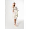 Women's 100% Cotton 4 Piece Bridal Bathrobe Set / Towel Bathrobe, Towel, Towel Slippers