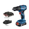 Bosch GSB 185-LI Brushless Cordless Impact Drill/Driver with Dual Batteries CN plug (adapter included)