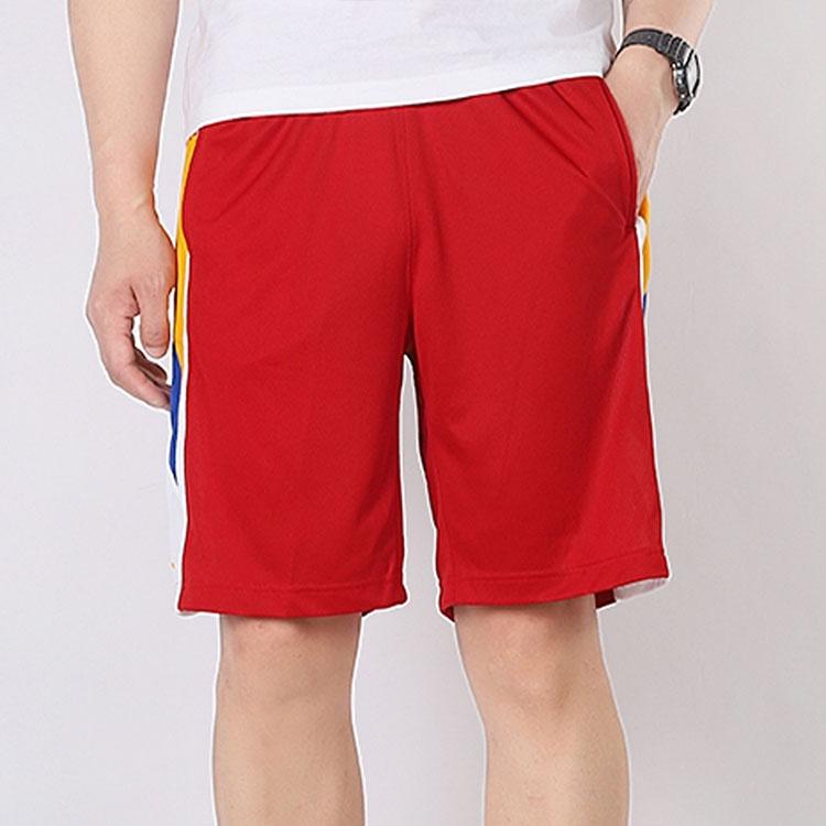 Adidas Loose-Fit Breathable Sports Shorts Men Bottoms Red GI9423