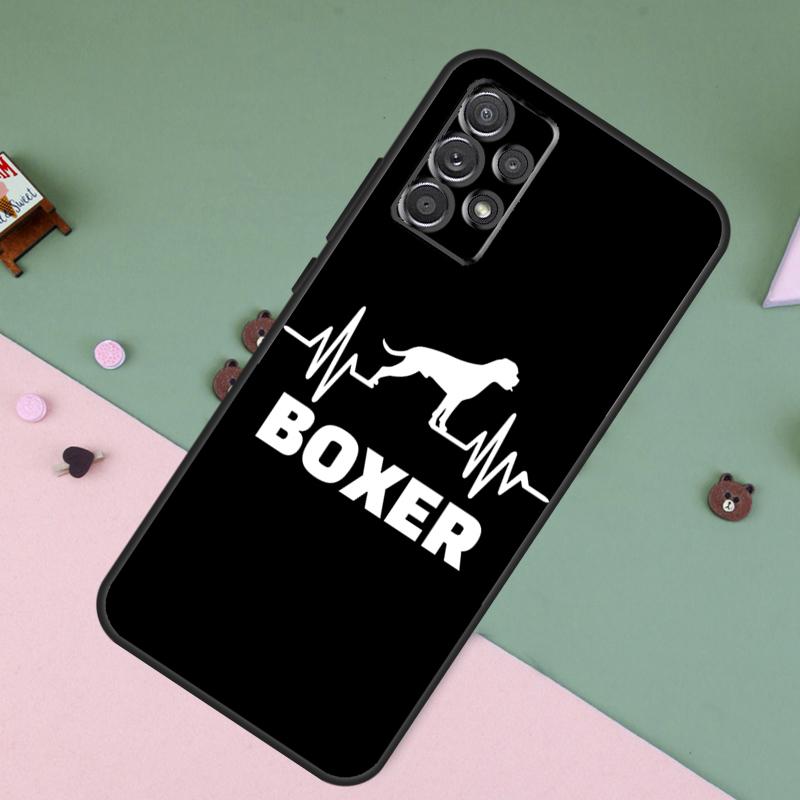 Boxer Dog Puppy For Samsung Galaxy A36 A56 A26 A16 A22 A32 A52 A54 A34 A55 A35 A15 A53 A33 A13 A05 A06 Case