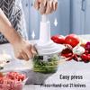 Manual Baby Food Processor: Meat Grinder & Vegetable Chopper, Garlic Masher & Press, Kitchen Tool.