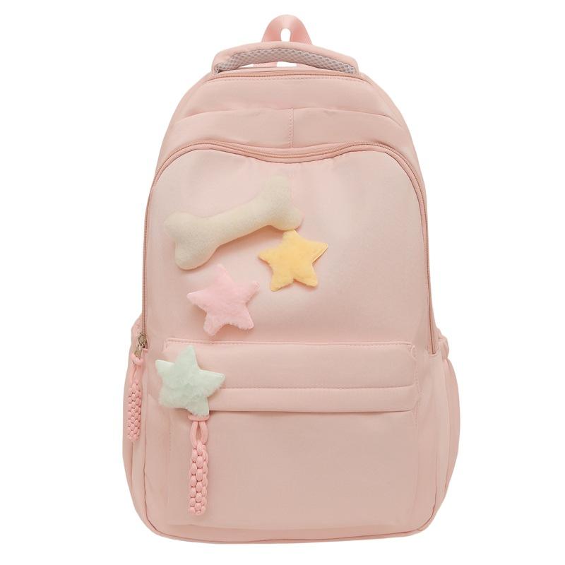 Schoolbag Fresh Macaron Backpack Women's Simple Travel Backpack Mori College Style Junior High School Student High School Student School Bag