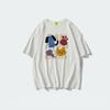 American high street cotton short-sleeved t-shirt women's summer new loose large size fat mm design niche t-shirt top